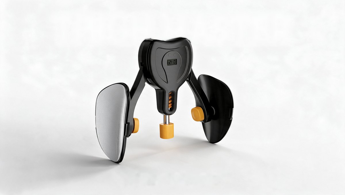 Kegel Trainer PRO&nbsp;: appareil à deux appuis rembourrés, molette de résistance et écran compteur